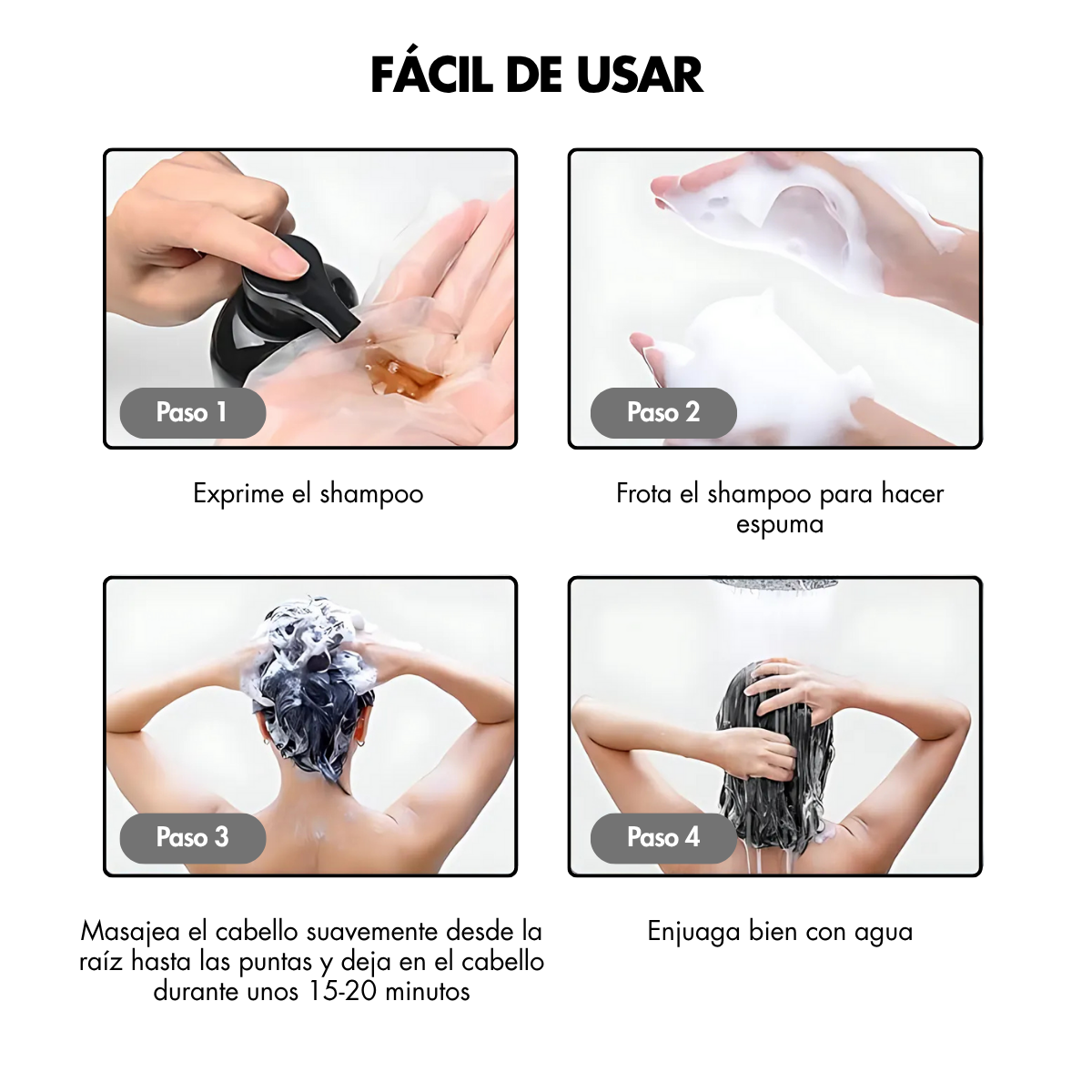 Shampoo Tinte Polar - Tiñe tus canas en 10 Minutos