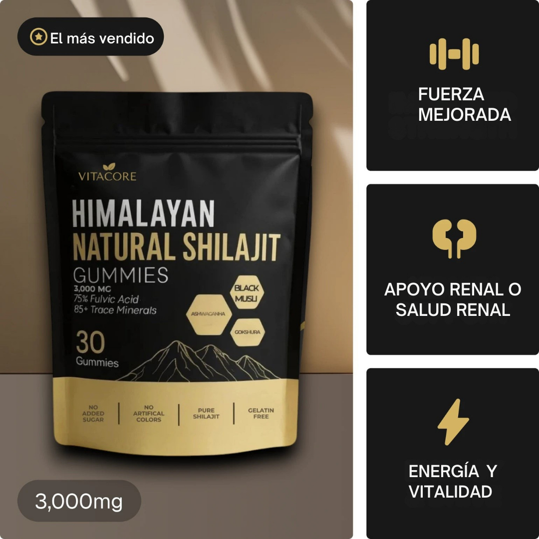 Gomitas de Shilajit™ Para el Apoyo Renal