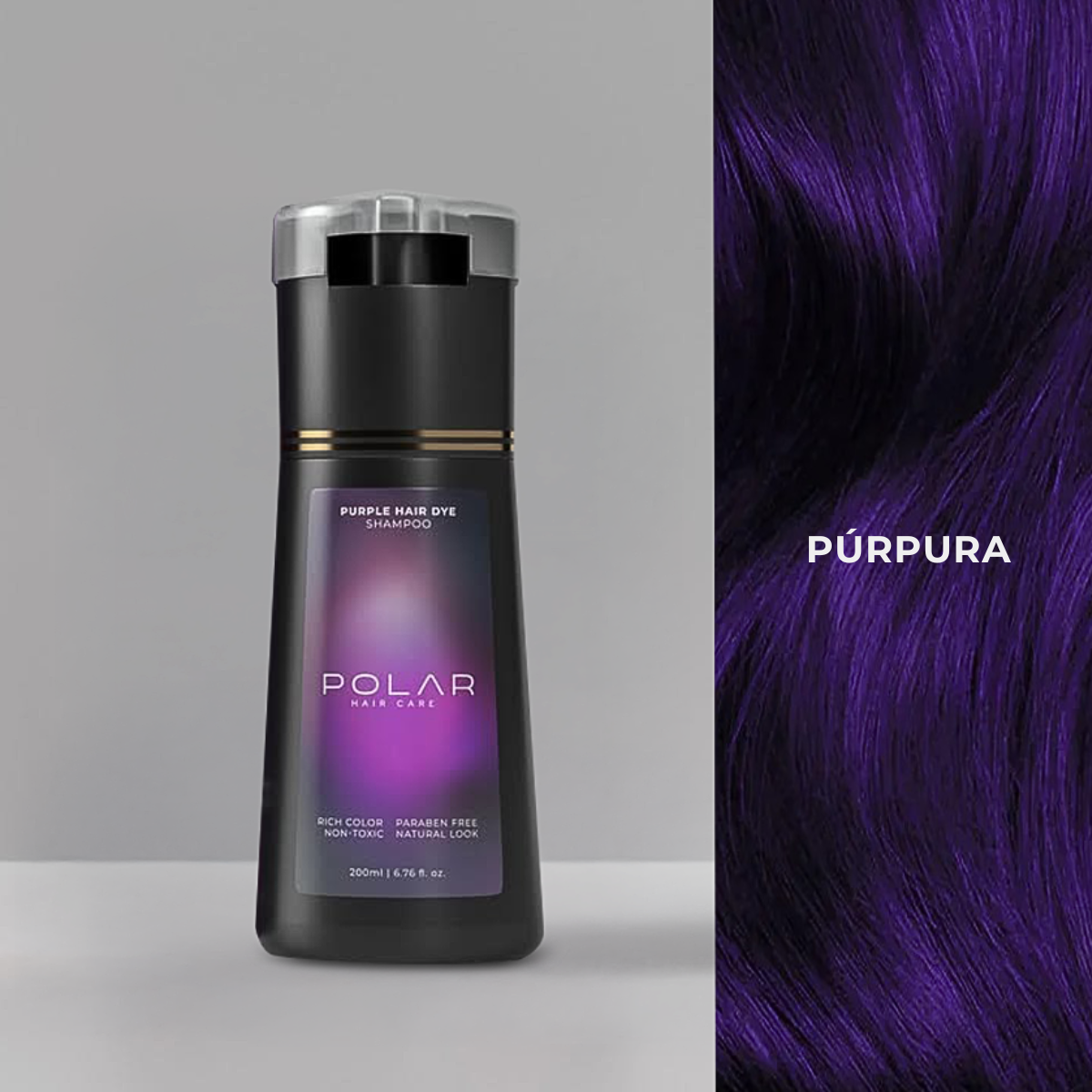 Shampoo Tinte Polar - Tiñe tus canas en 10 Minutos