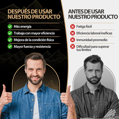WindBoss™ Restaura Riñones Shilajit con 75% Ácido Fúlvico