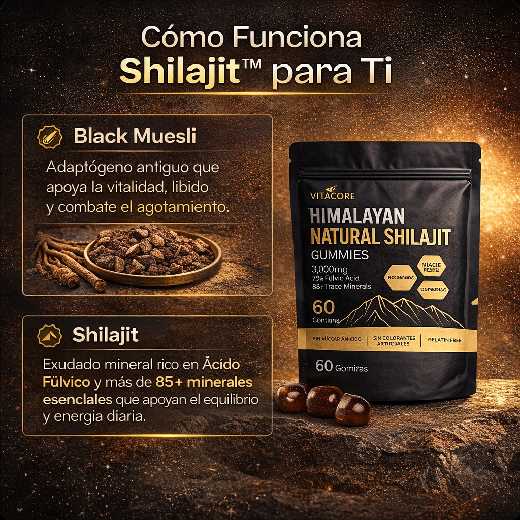 Gomitas de Shilajit™ Para el Apoyo Renal