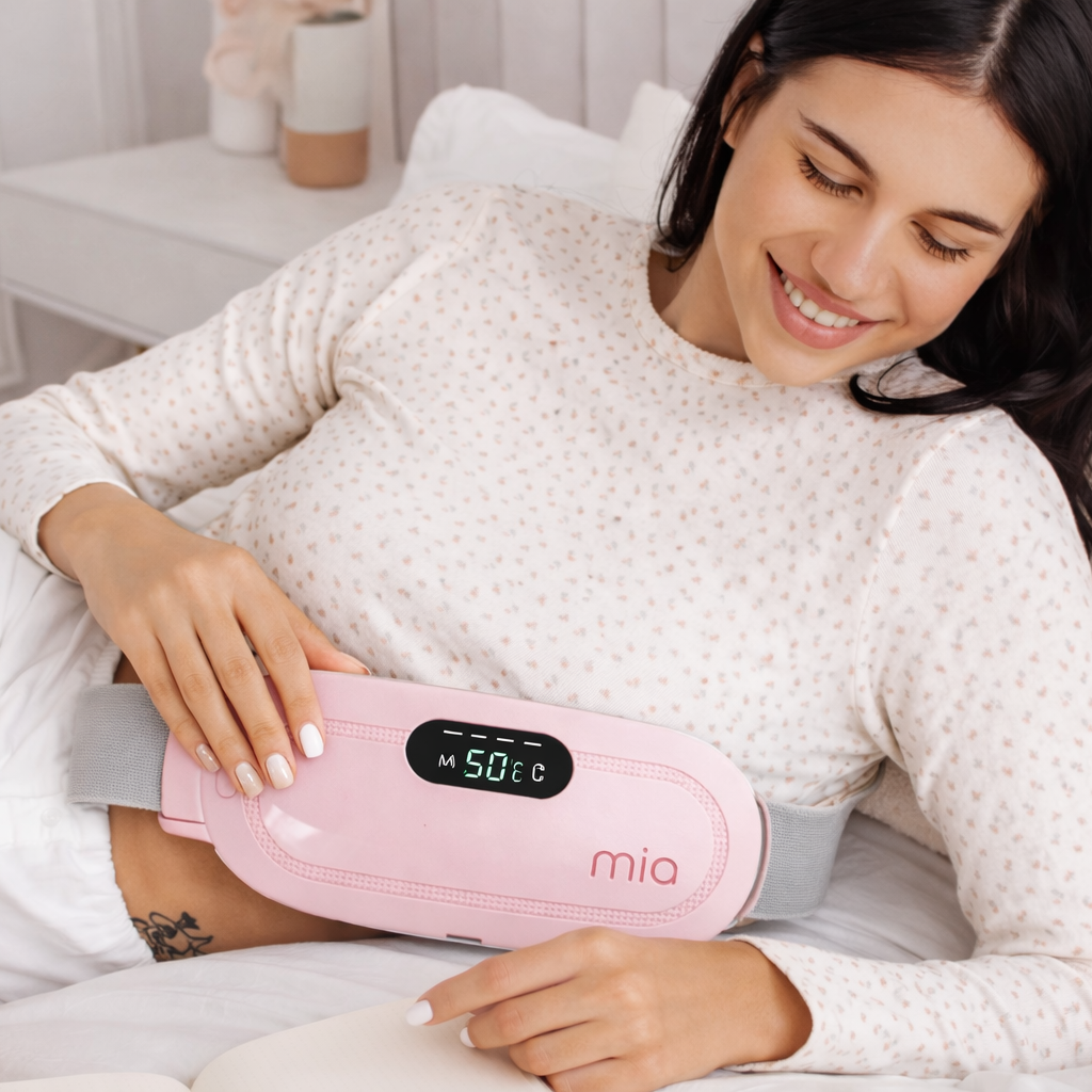 🌸 Mia® — calor y masaje para acabar con tus cólicos.