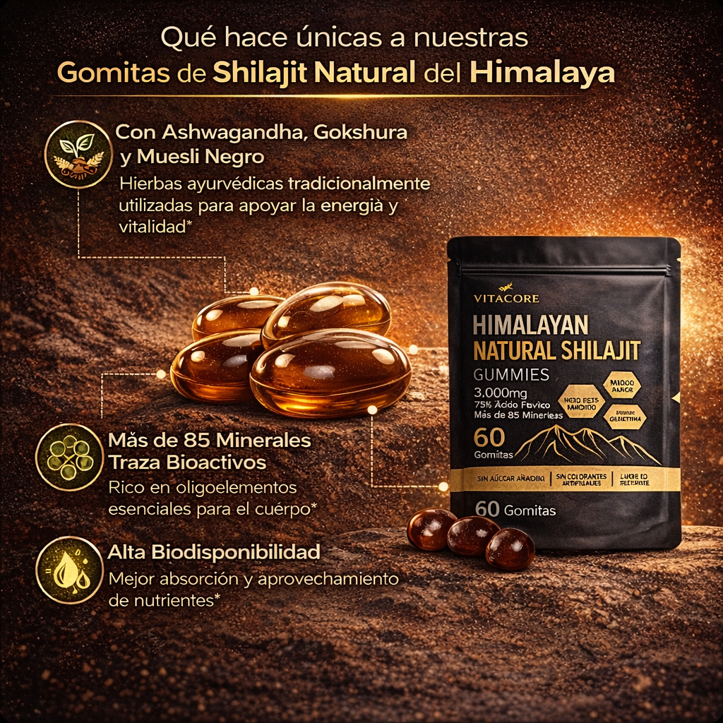 Gomitas de Shilajit™ Para el Apoyo Renal