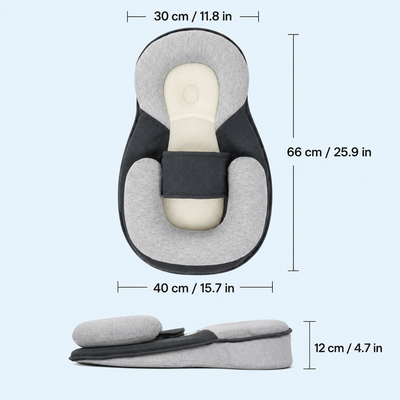 DuermeBien™ Cojín Antirreflujo para Bebé!