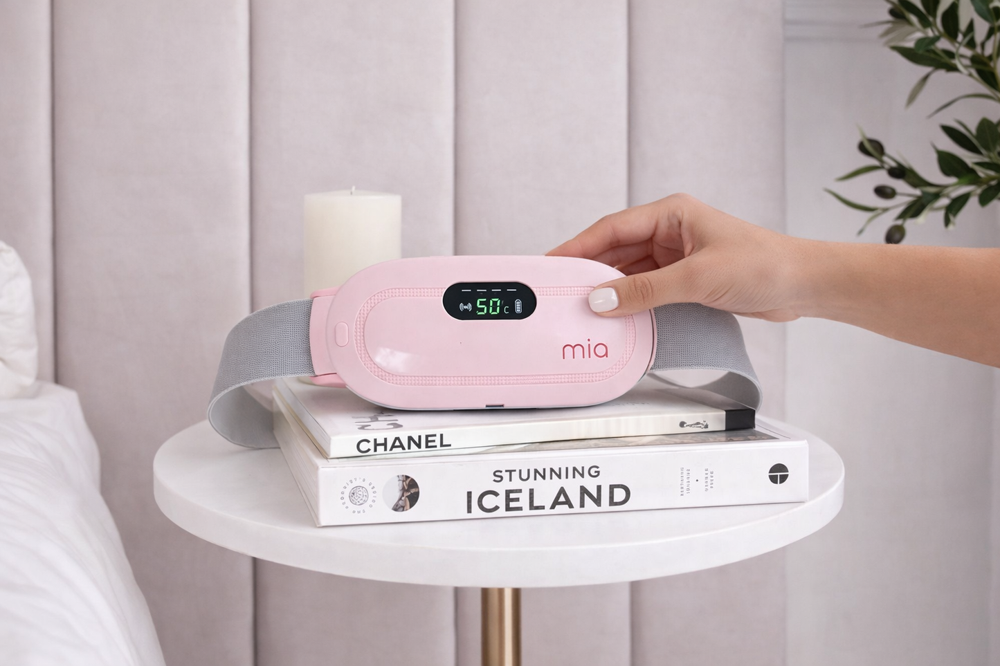 🌸 Mia® — calor y masaje para acabar con tus cólicos.