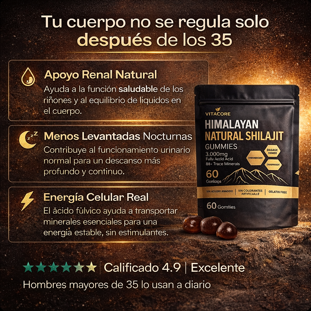 Gomitas de Shilajit™ Para el Apoyo Renal