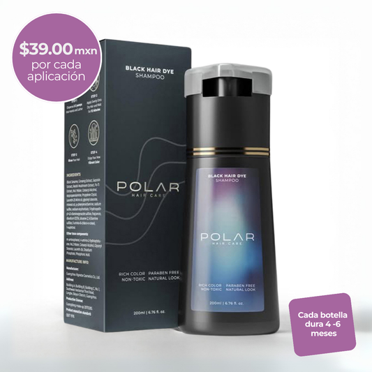 Shampoo Tinte Polar - Tiñe tus canas en 10 Minutos