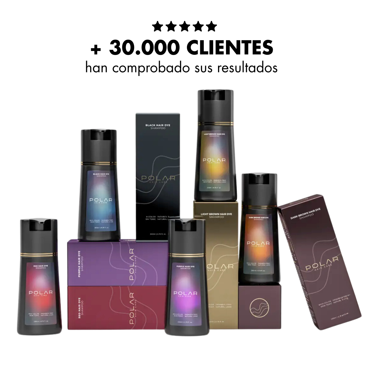 Shampoo Tinte Polar - Tiñe tus canas en 10 Minutos