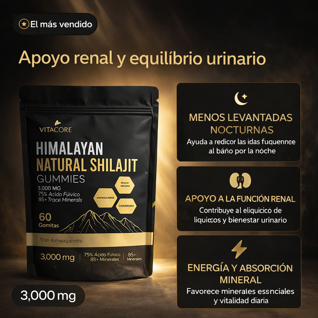 Gomitas de SHILAJIT™ para el apoyo renal