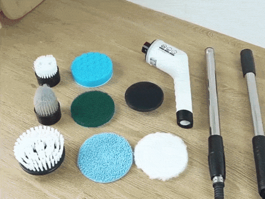 SpinClean Pro™ El cepillo que termina lo que el vapor empieza 9 en 1
