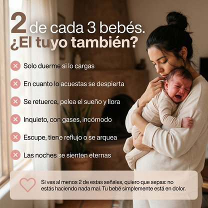DuermeBien™ Cojín Antirreflujo para Bebé