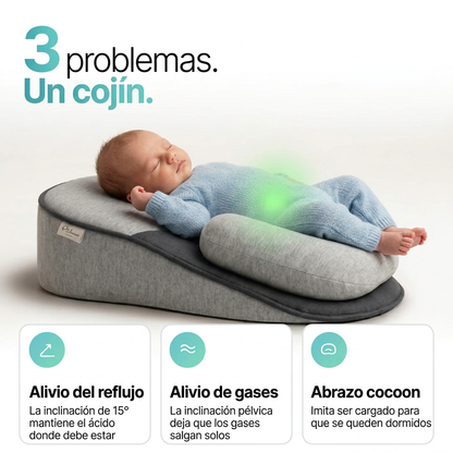 DuermeBien™ Cojín Antirreflujo para Bebé