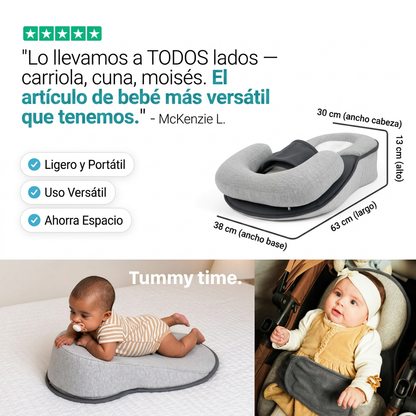 DuermeBien™ Cojín Antirreflujo para Bebé